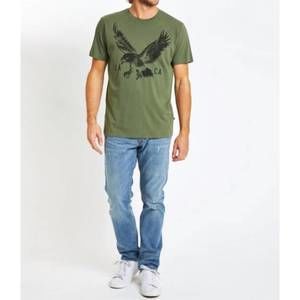 NEW SOL ANGELES men's eagle crew in olive
